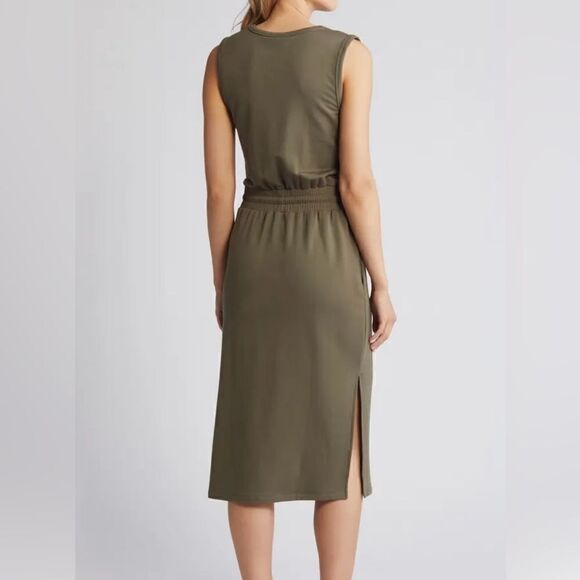 NWT Caslon Dress in Olive. - Picture 2 of 11